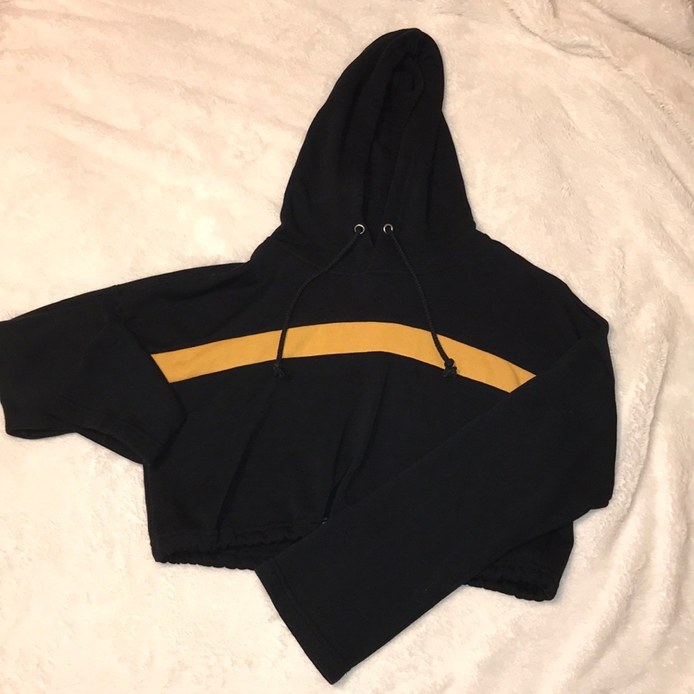 forever 21 strip sweatshirt
